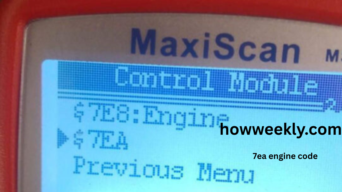 7ea engine code